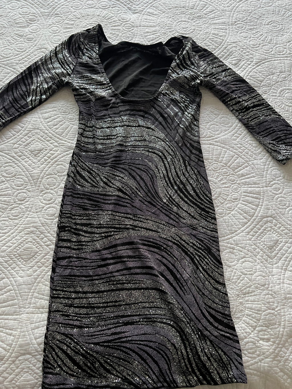 Maille Demoiselle Grey midi dress