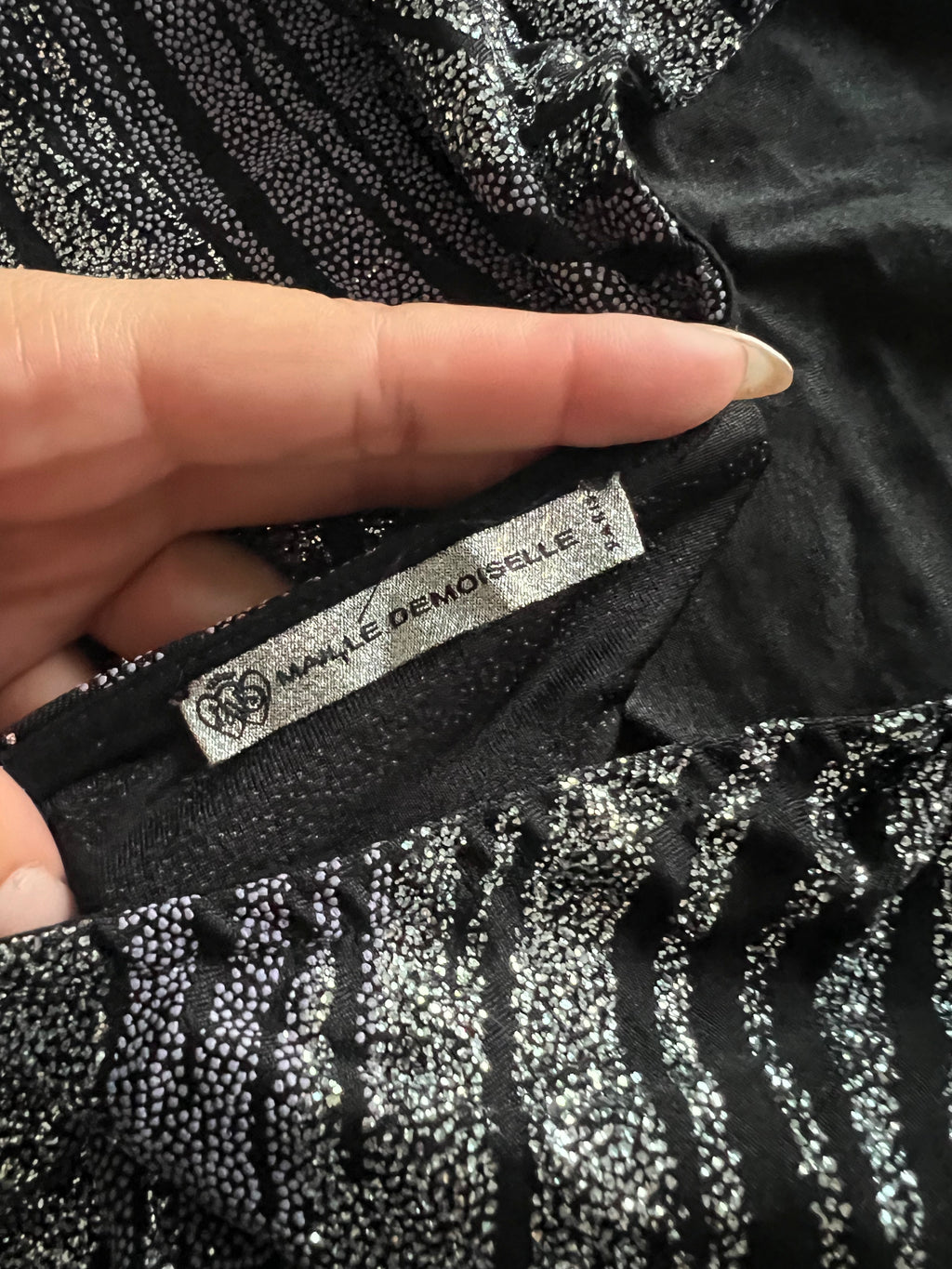 Maille Demoiselle Grey midi dress
