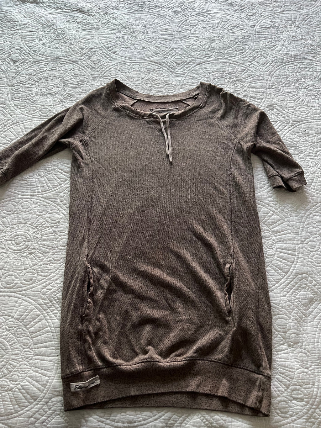 Brown oversized jumper