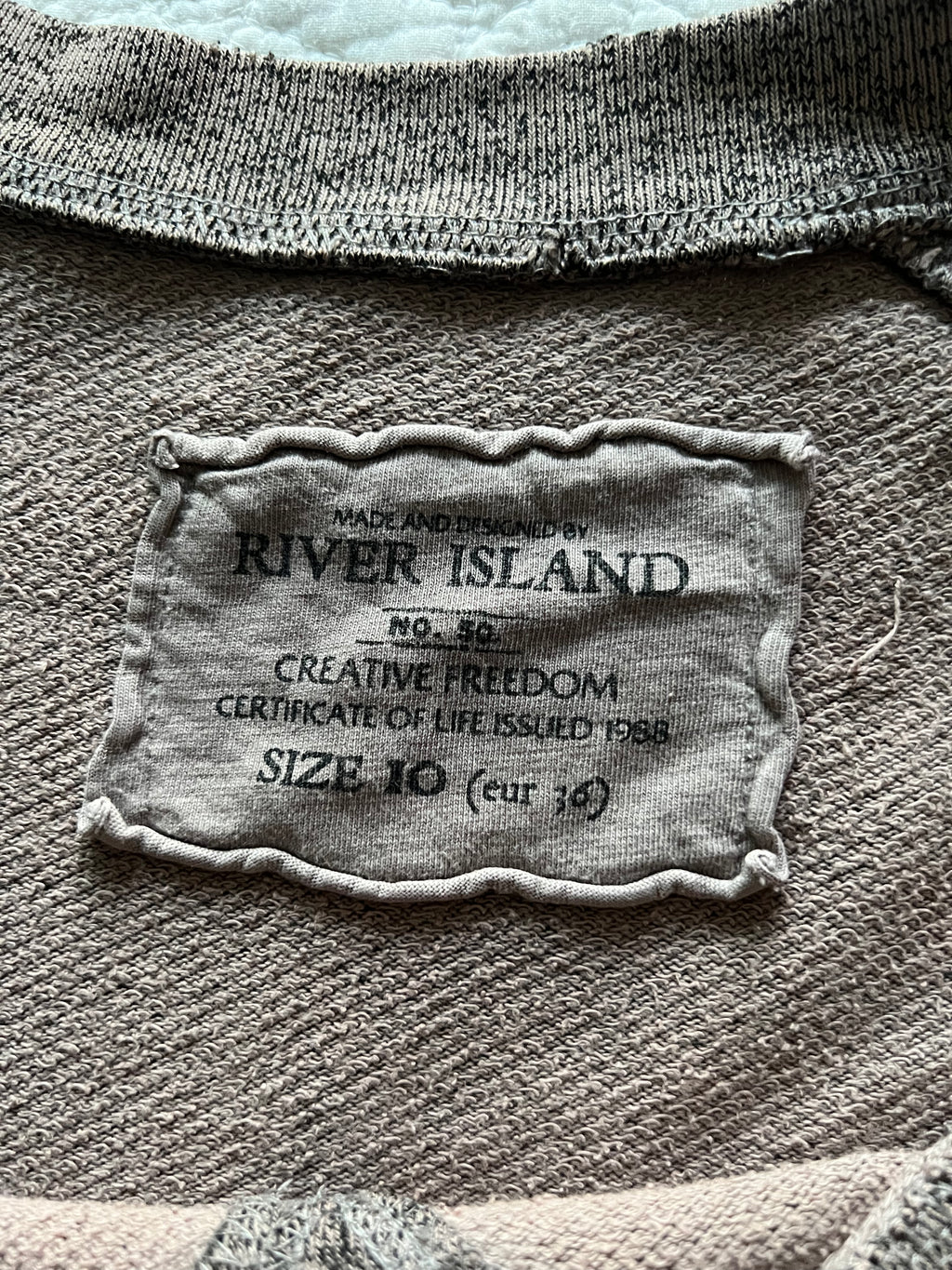 Brown oversized jumper