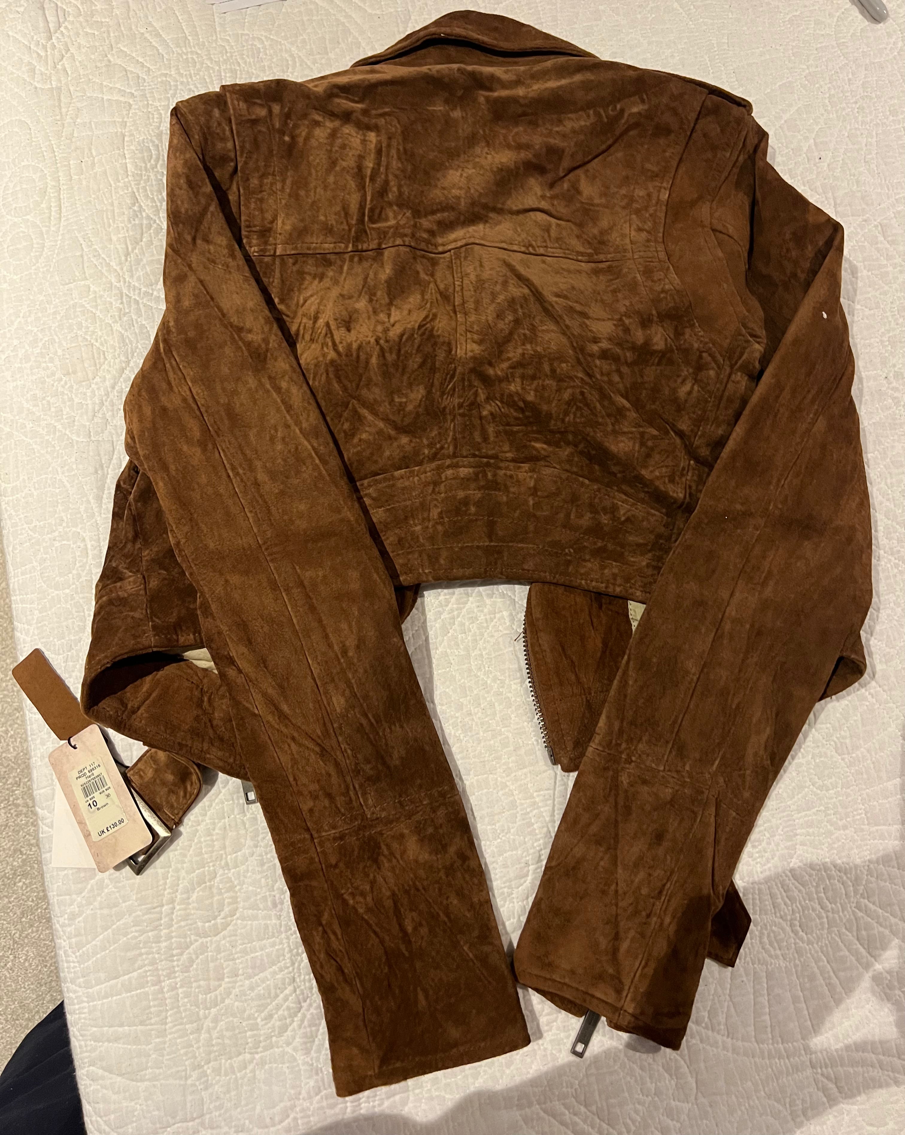 Brown zip up jacket
