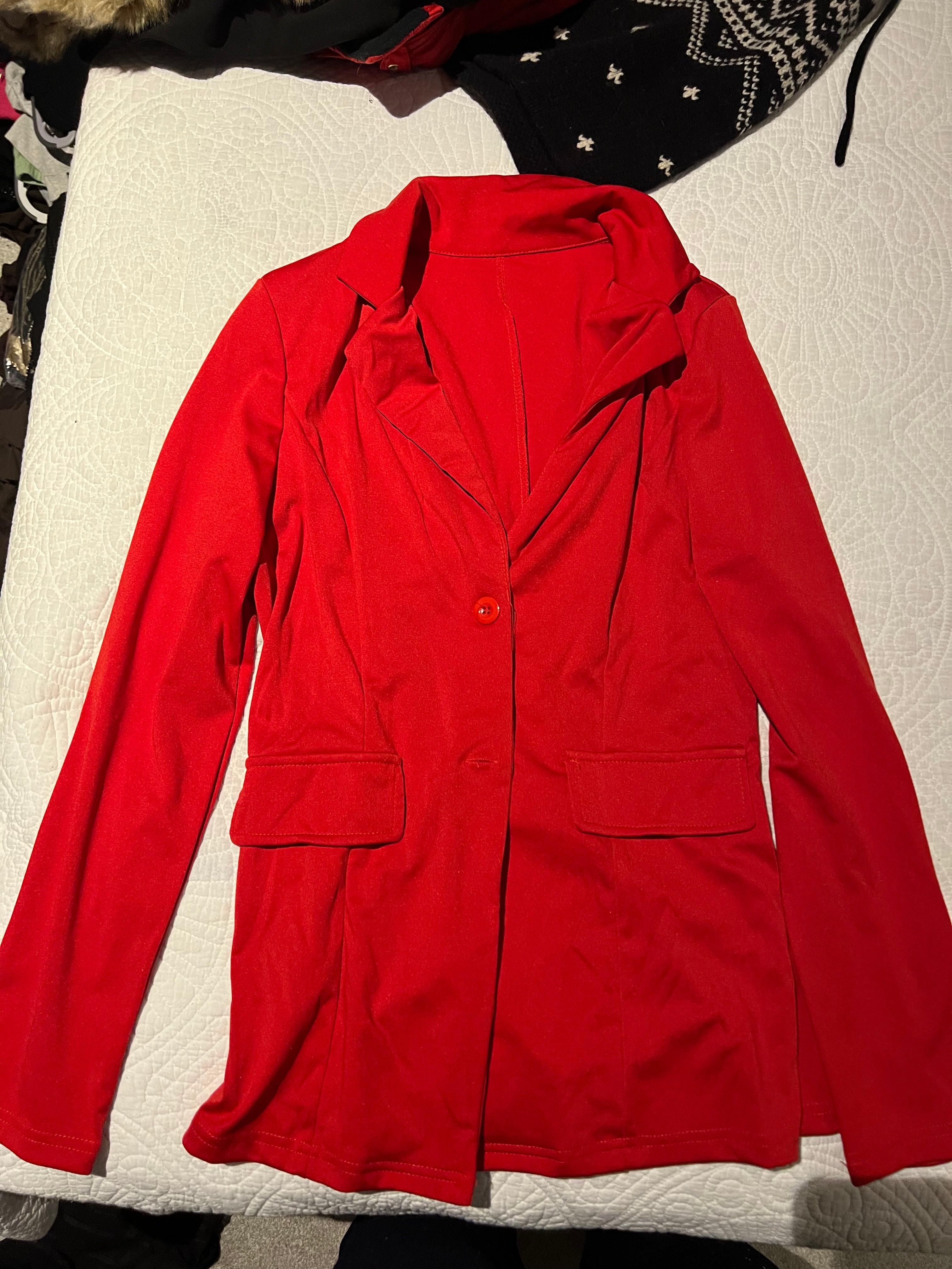 Red blazer