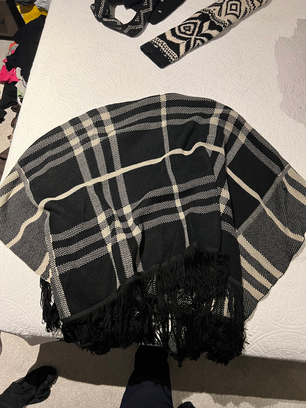 Plaid shawl