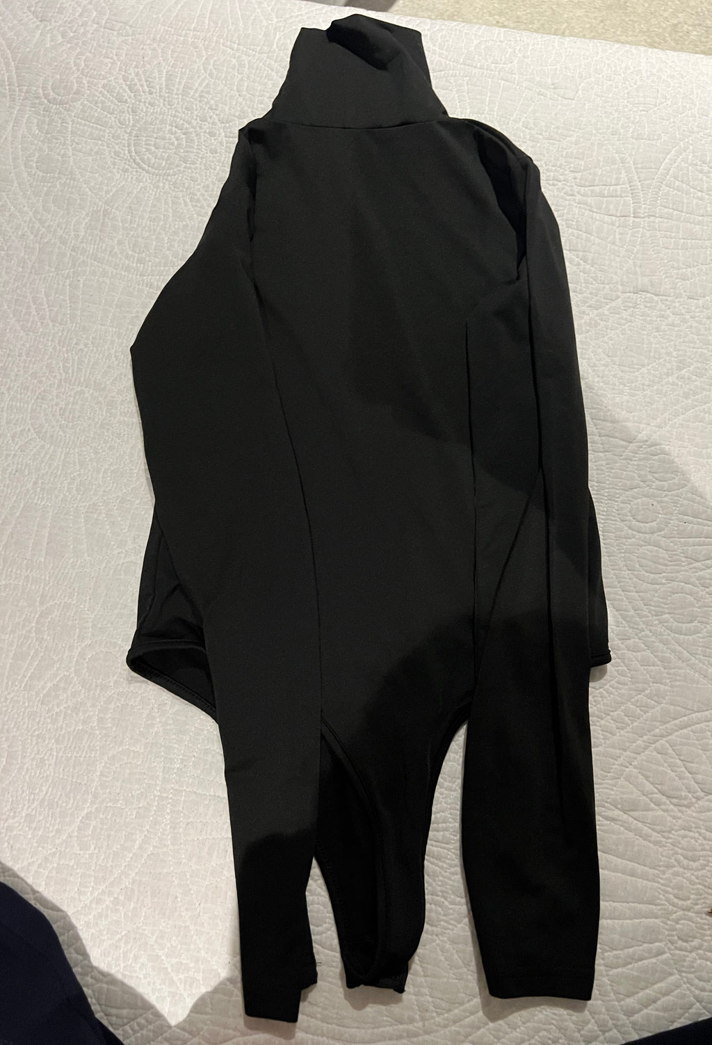 Long sleeve black bodysuit