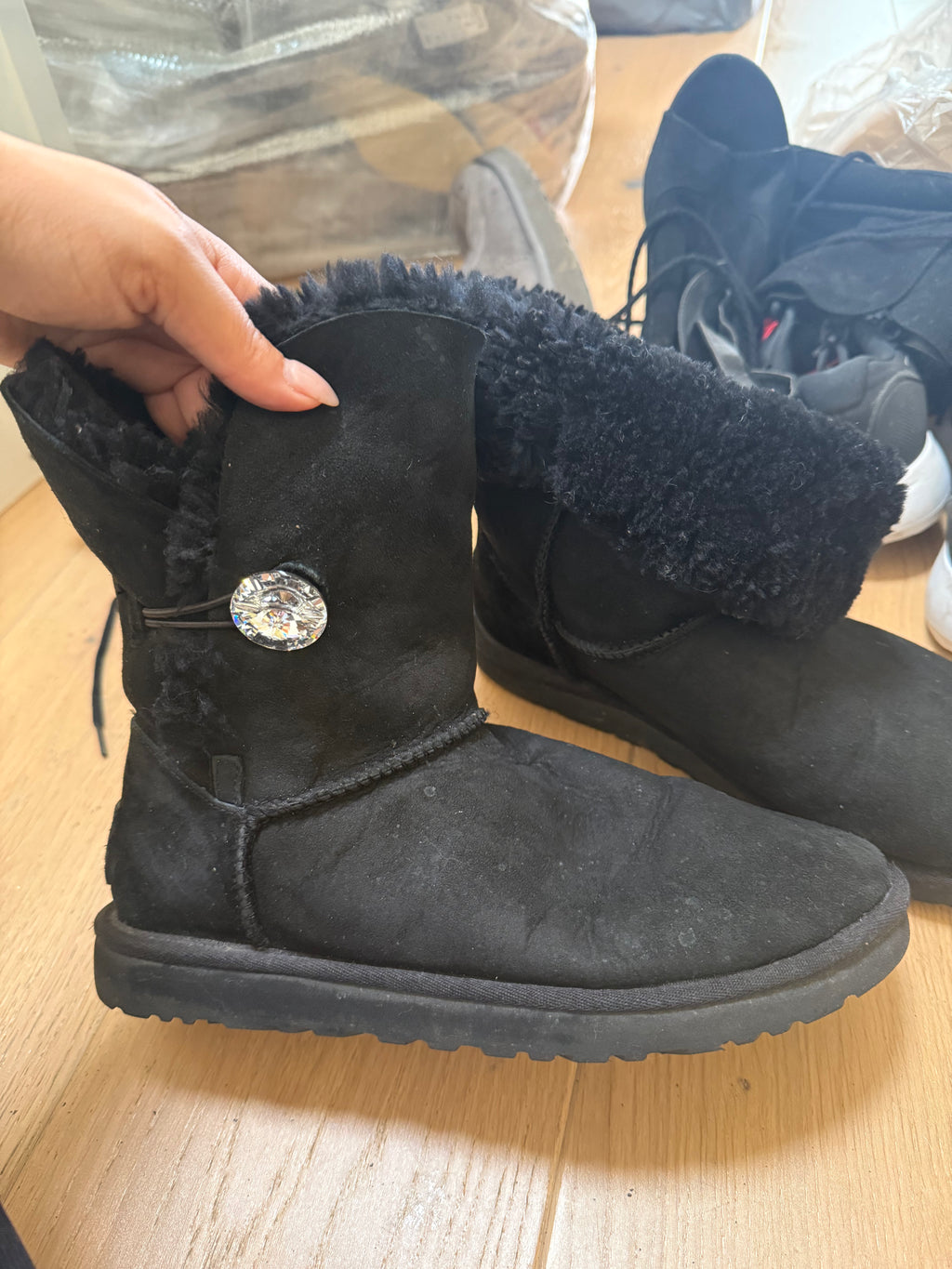 UGG Black ankle boots