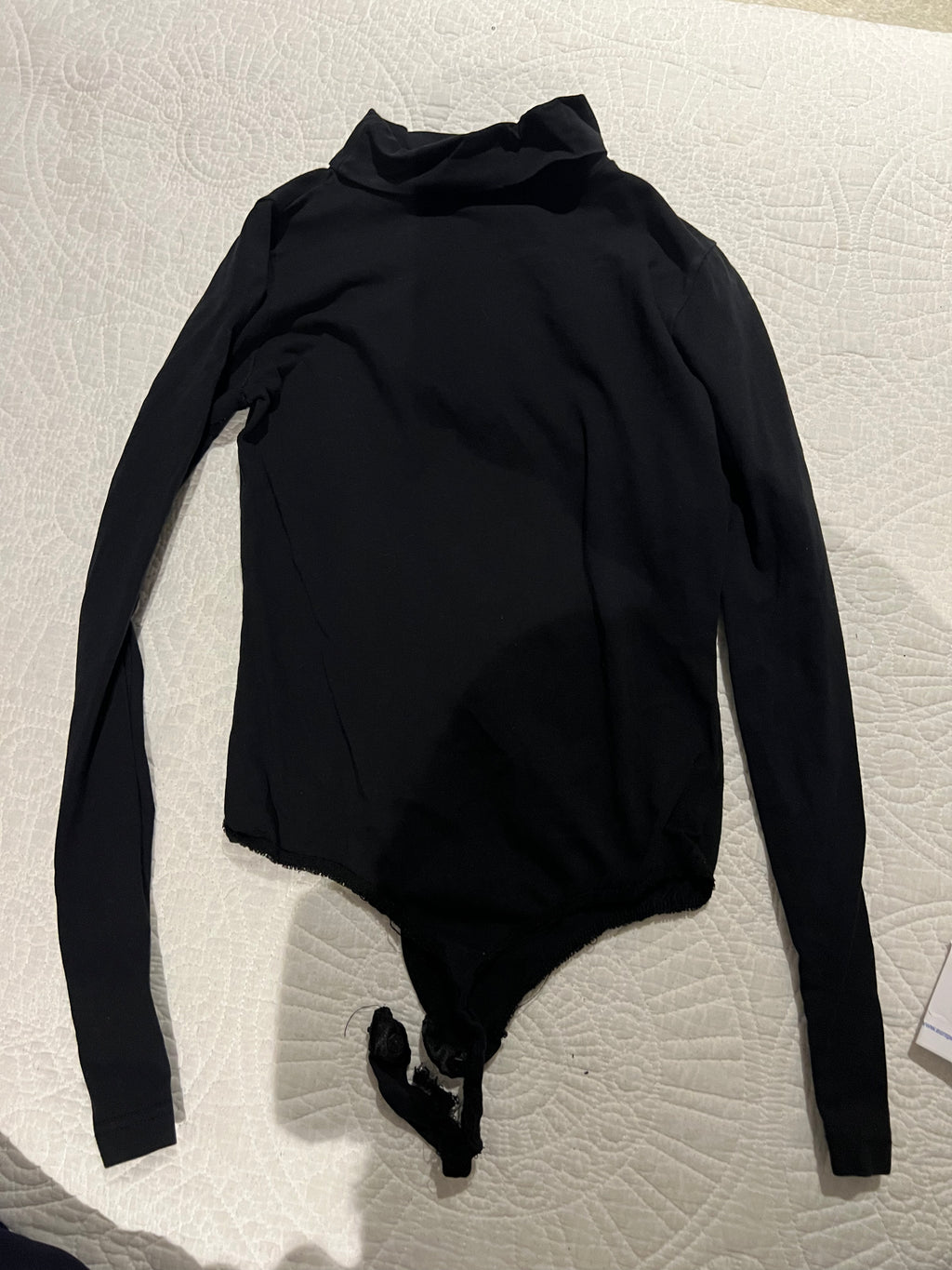 Long sleeve black bodysuit