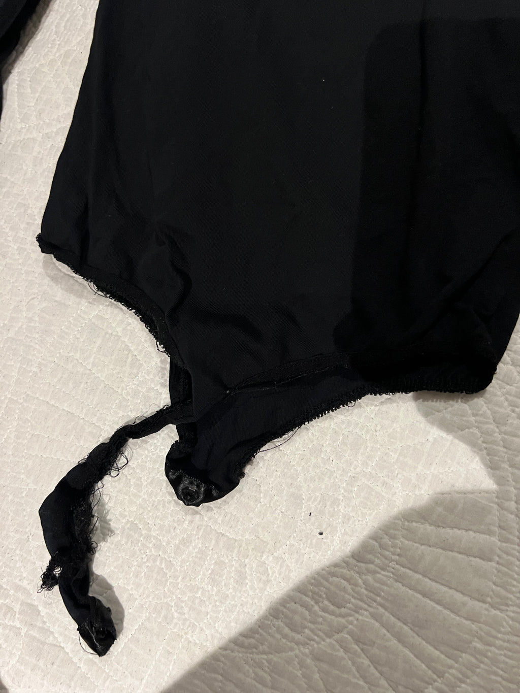 Long sleeve black bodysuit