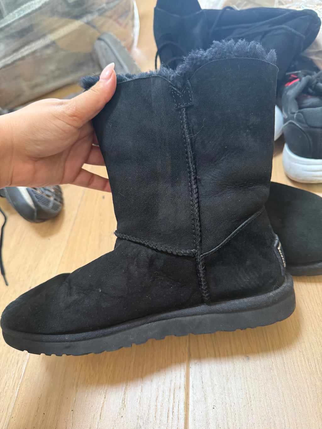 UGG Black ankle boots