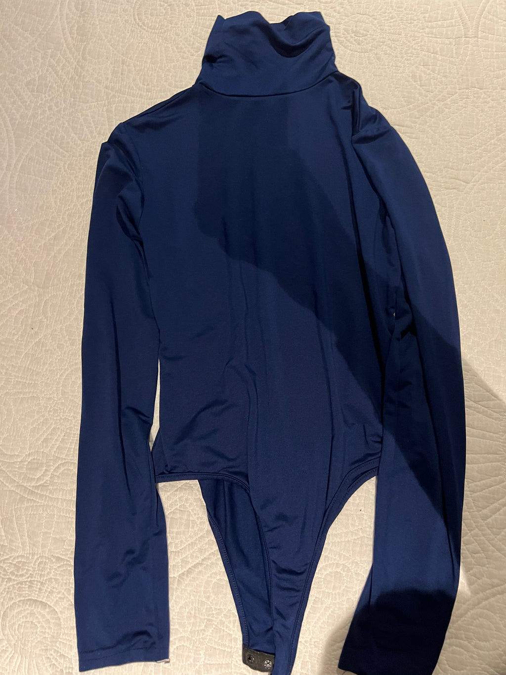 Navy turtle neck bodysuit
