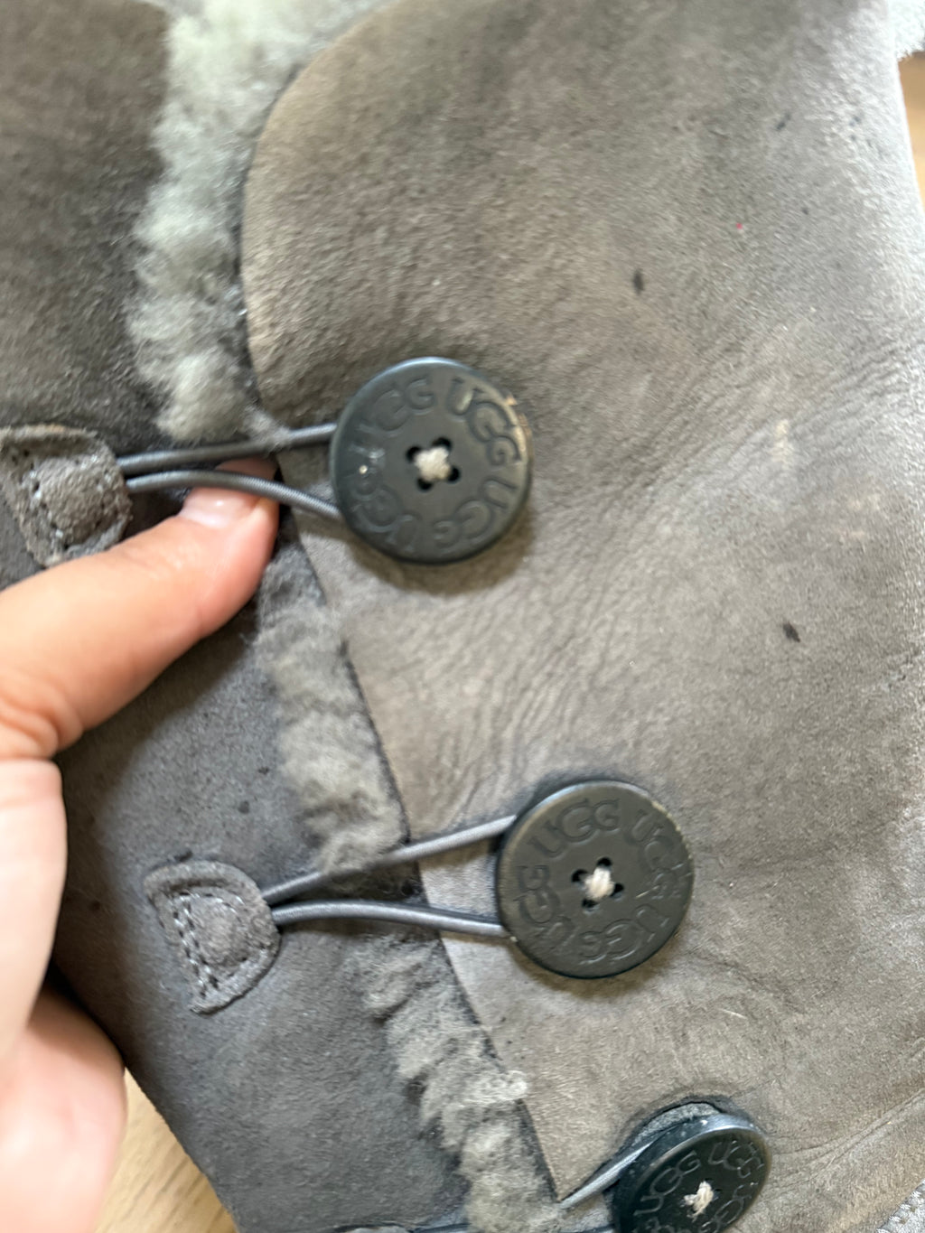 UGG grey high boots
