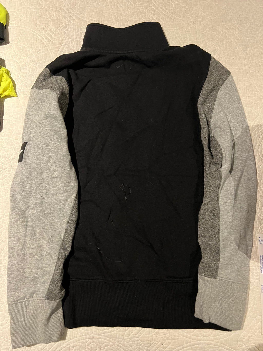 DKNY black/grey zip up hoodie
