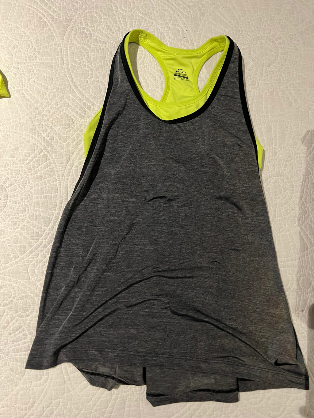 Nike grey sport top