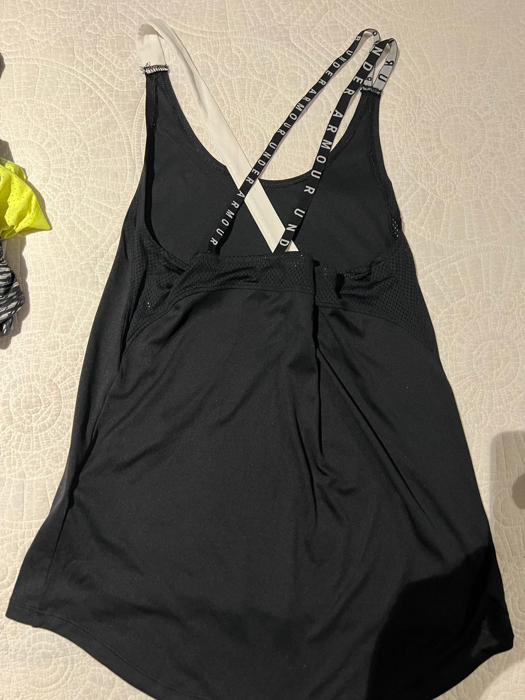 Black Under Armour sports top