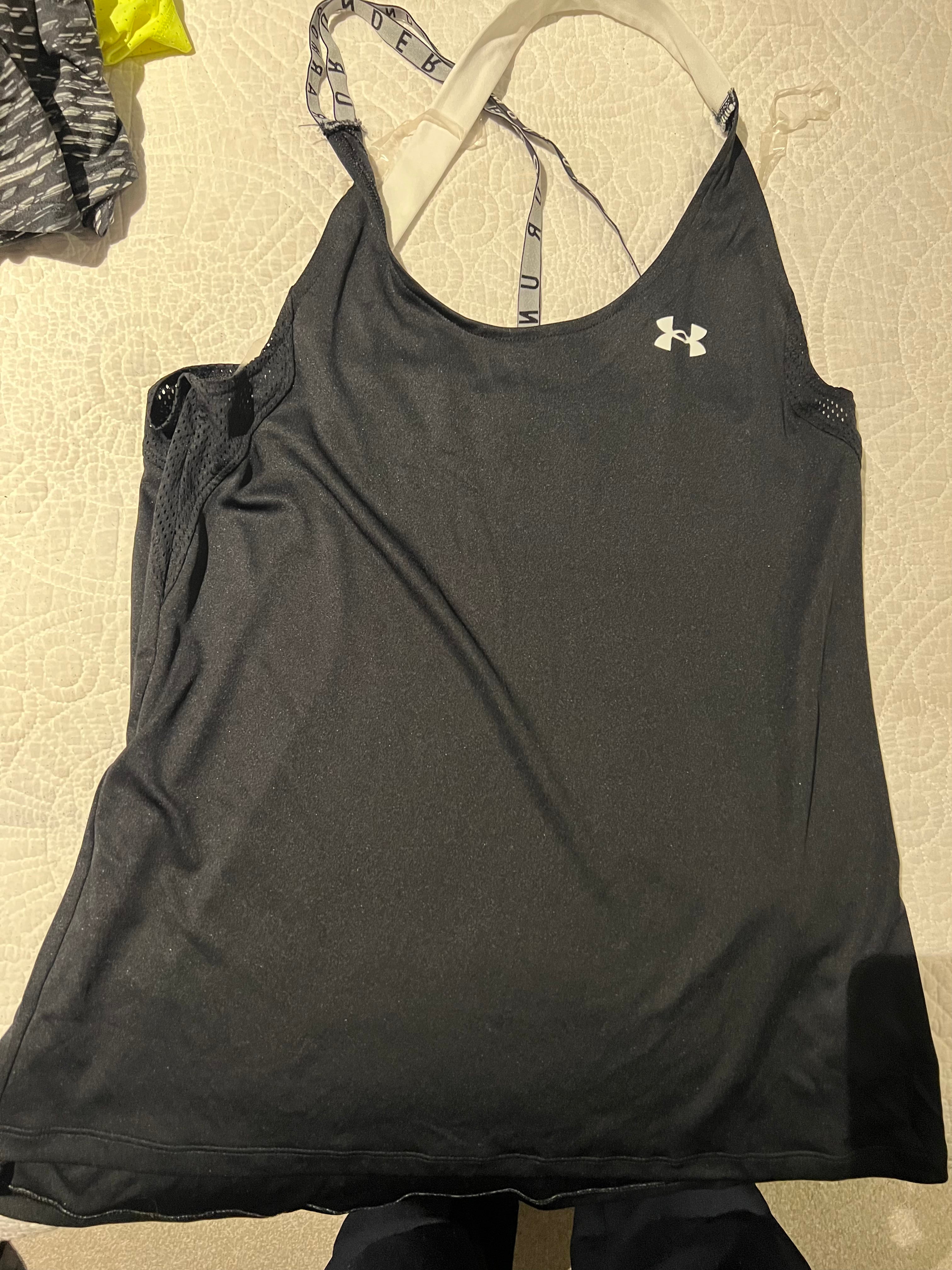 Black Under Armour sports top