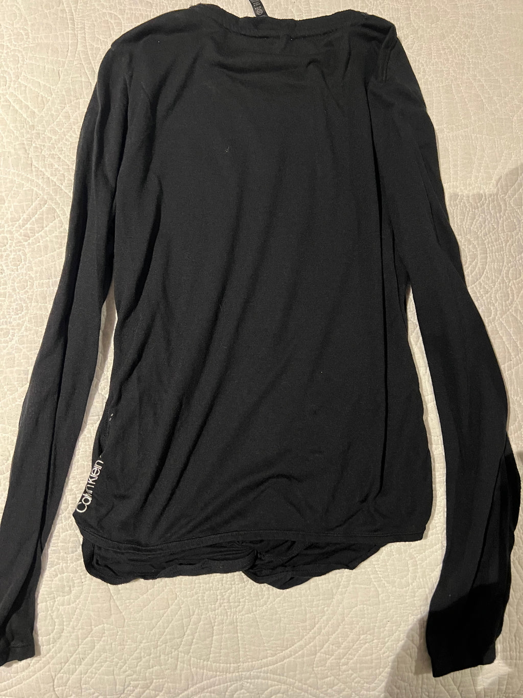 Black Calvin Klein long sleeve top