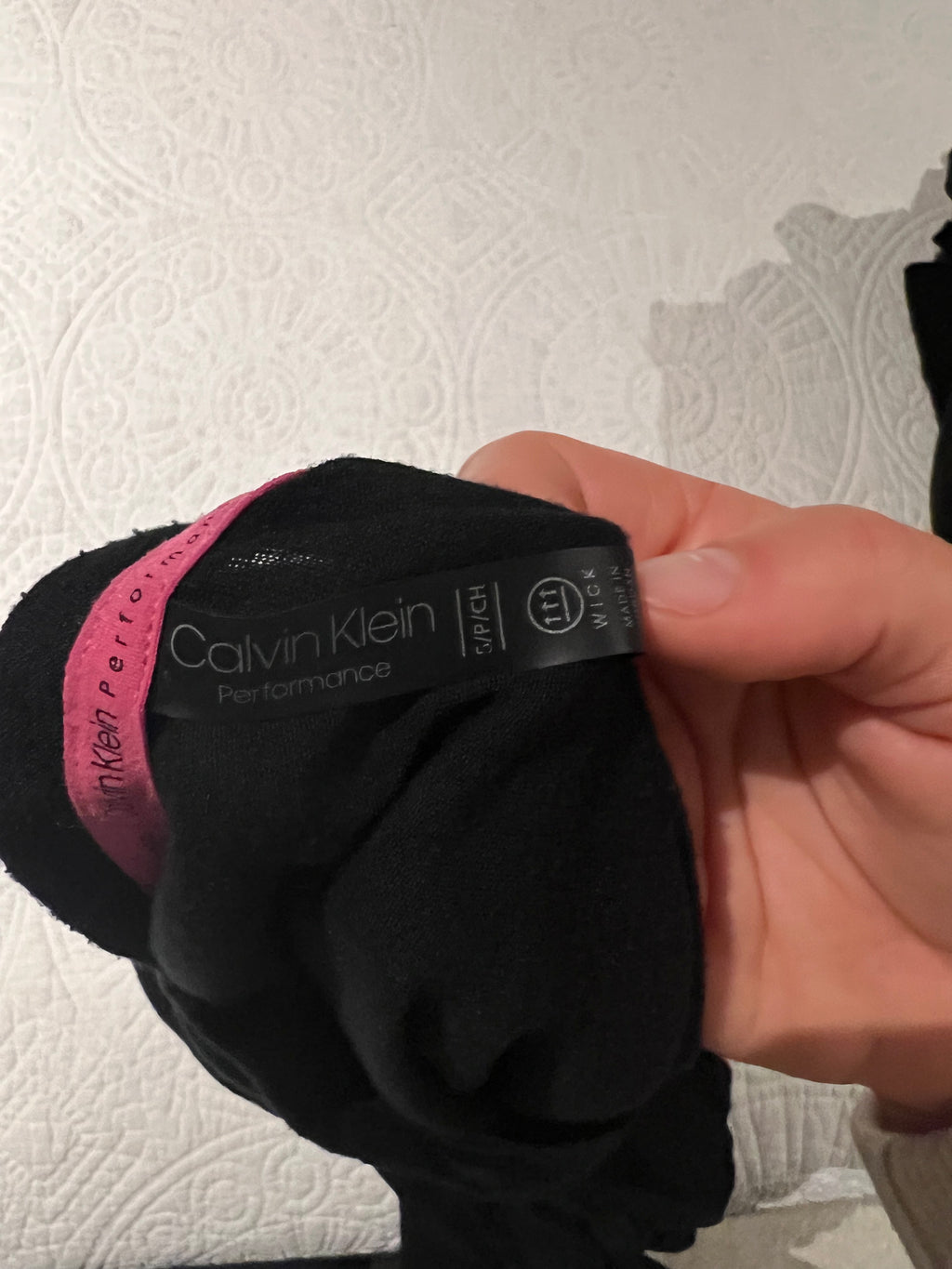 Black Calvin Klein long sleeve top