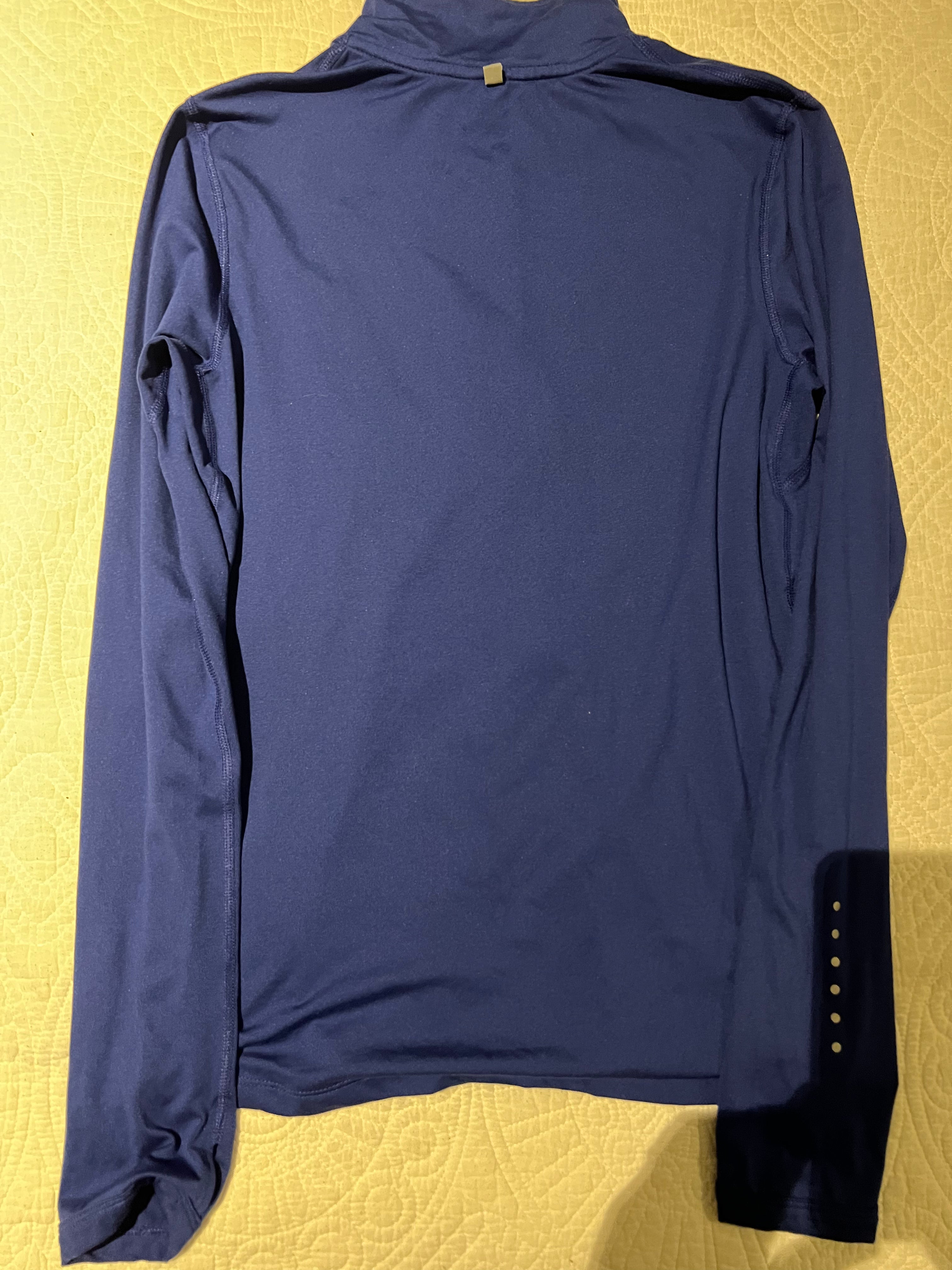 Blue Nike 1/4 zip top