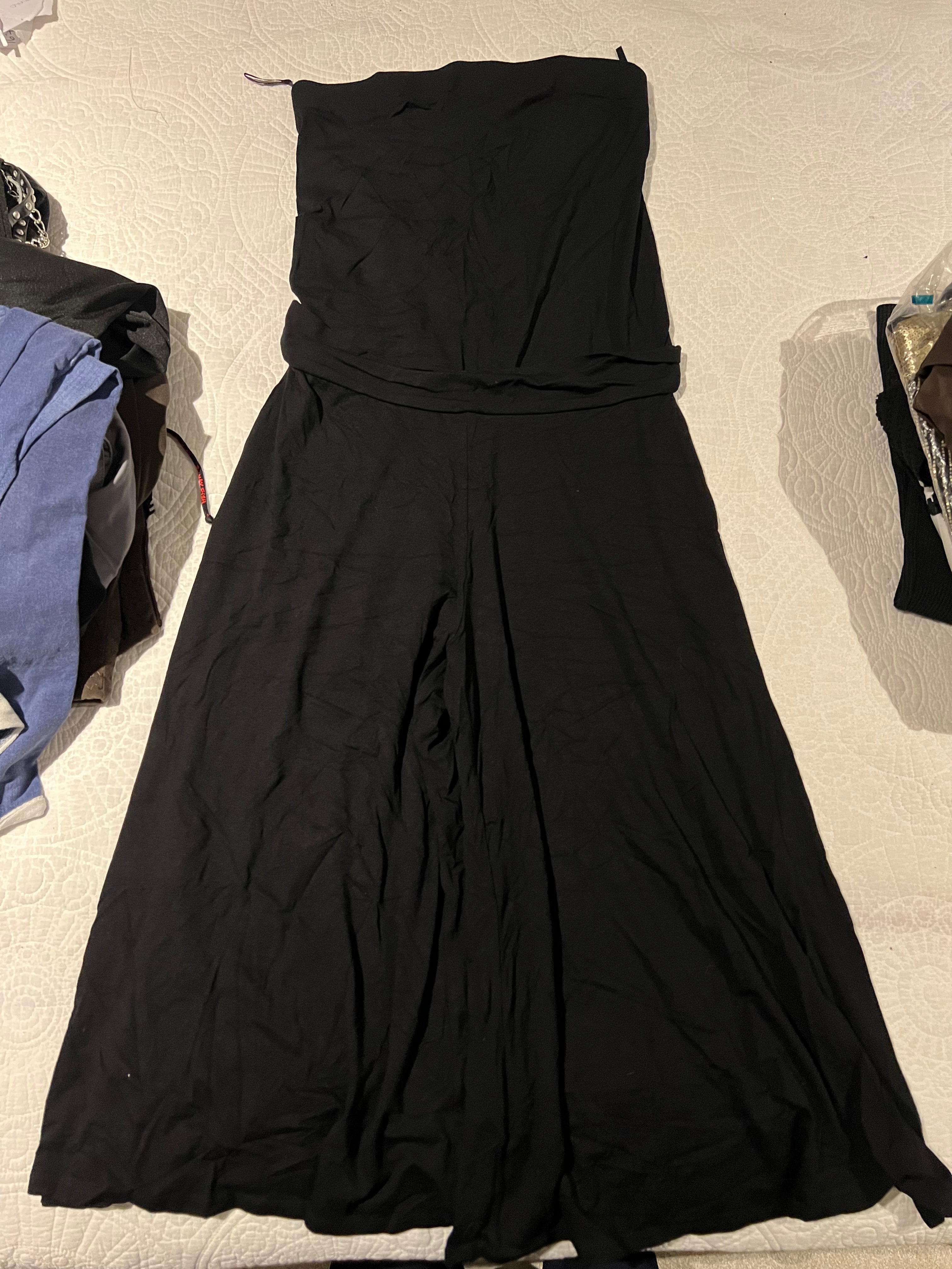 Black tube romper