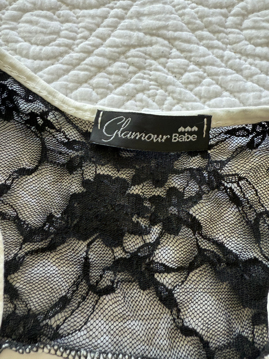 Glamour Babe white top