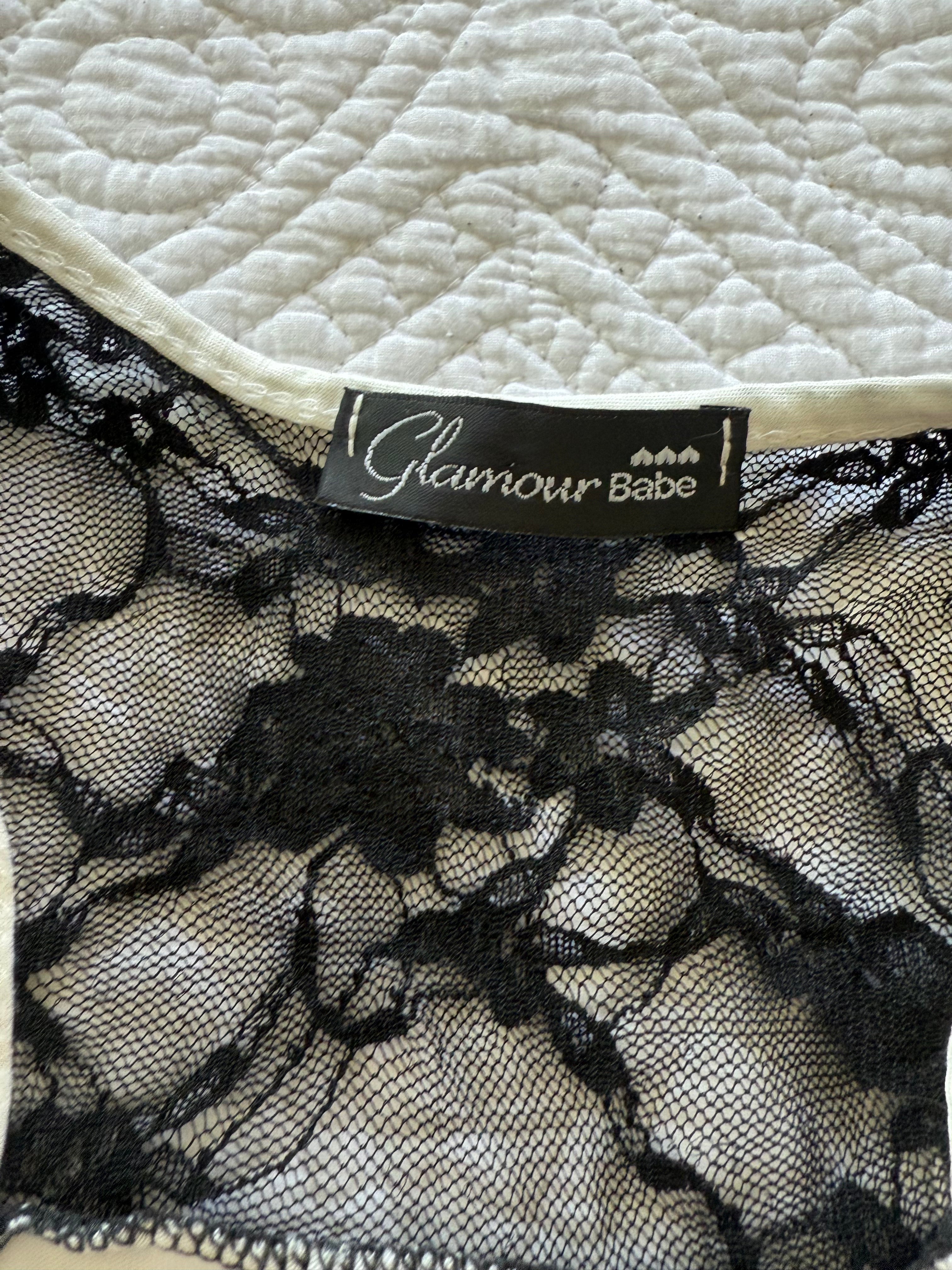 Glamour Babe white top
