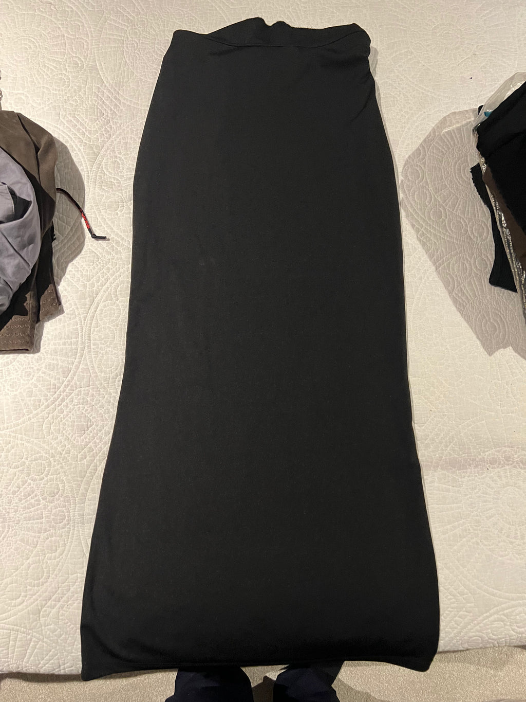 Black maxi skirt