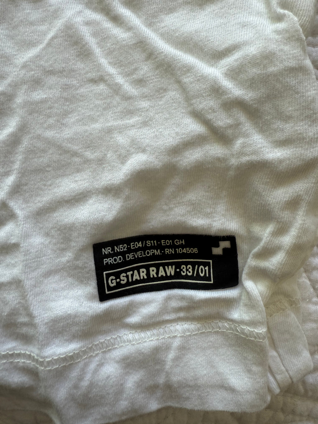 White G star top