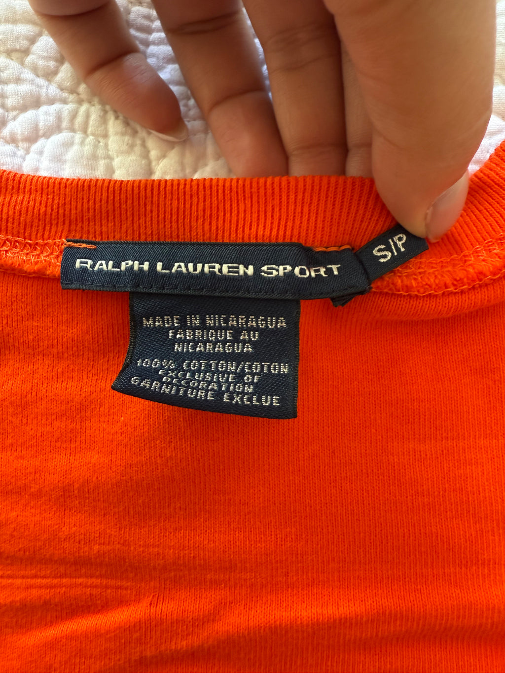 Ralph Lauren orange top