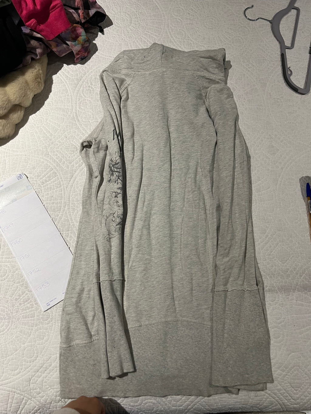 Firetrap grey long hoodie