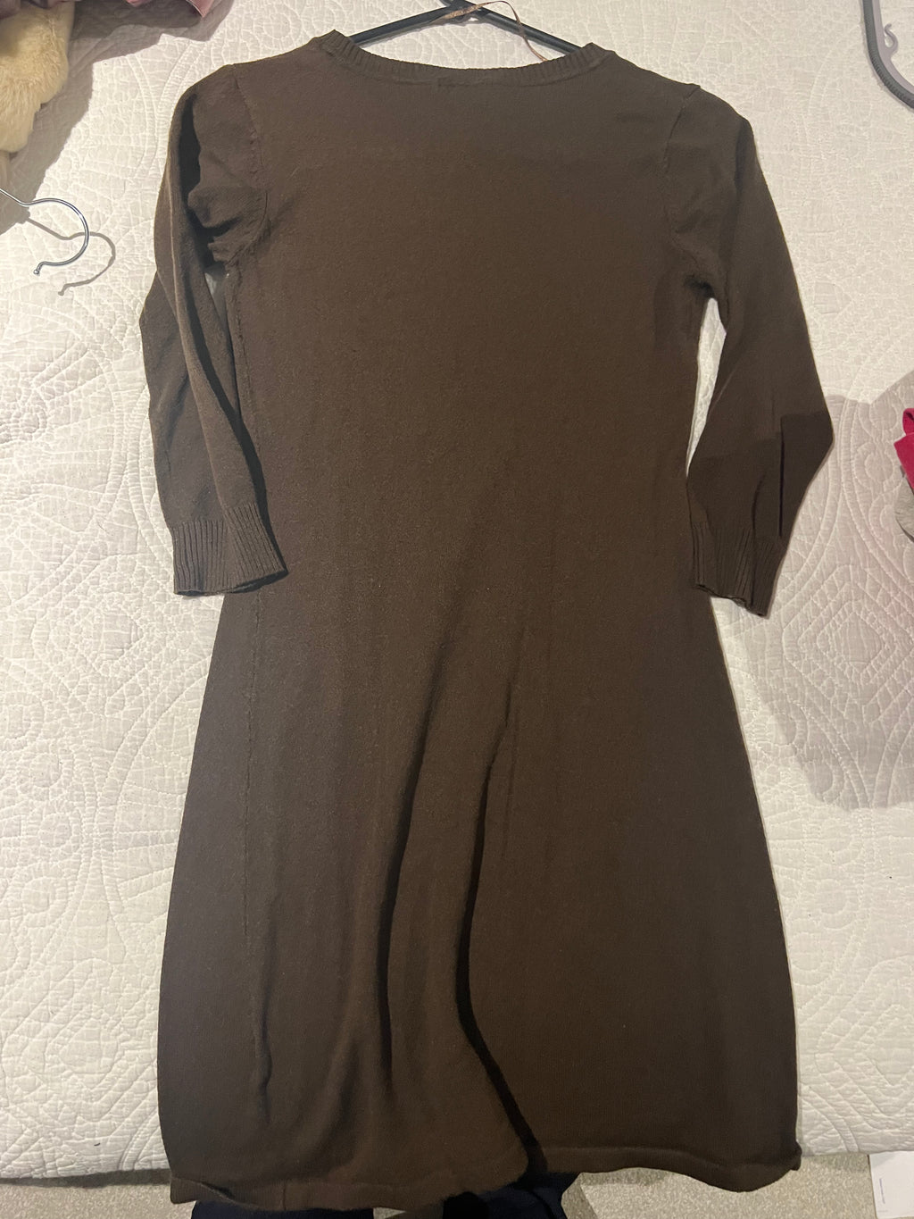 Brown mini dress