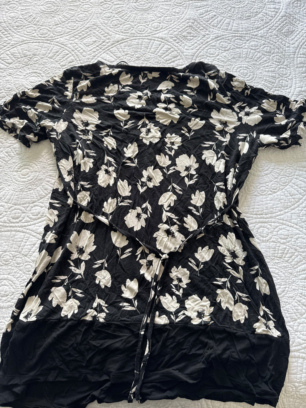 George black print top