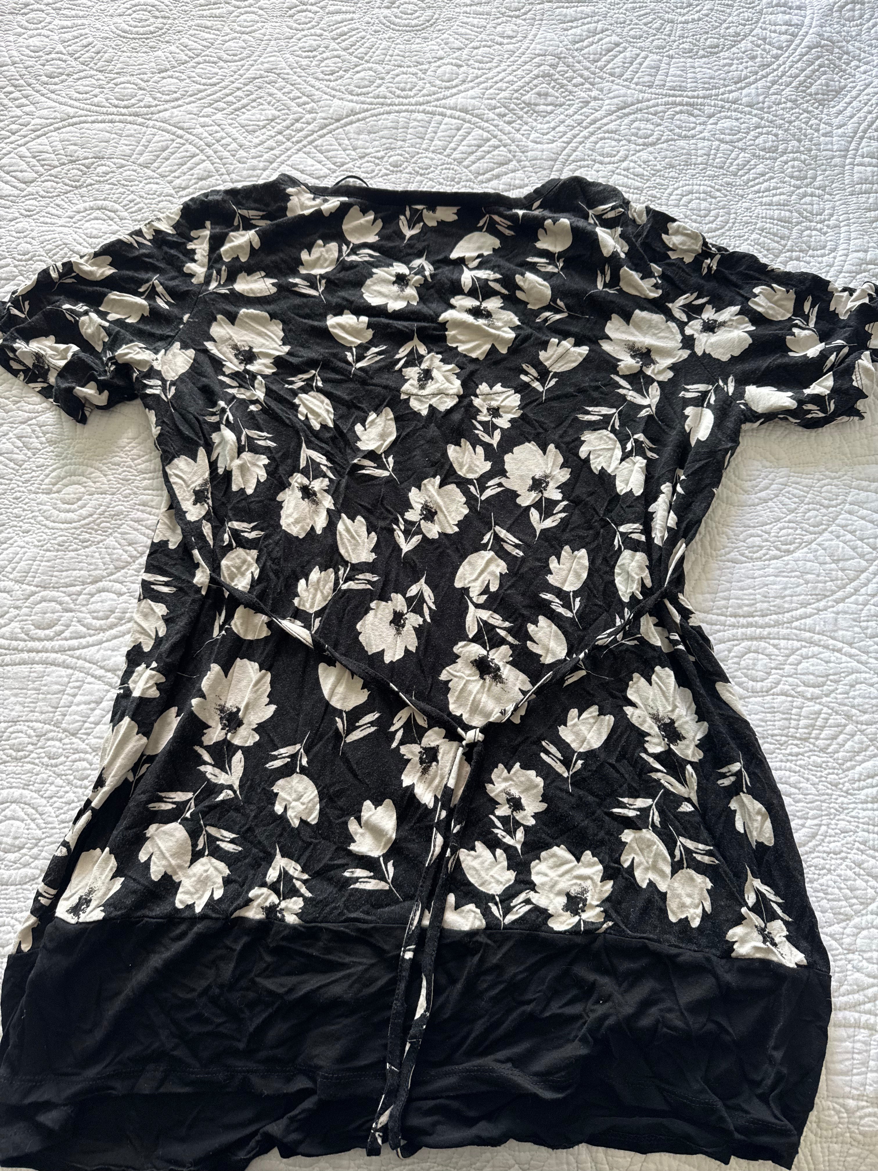 George black print top