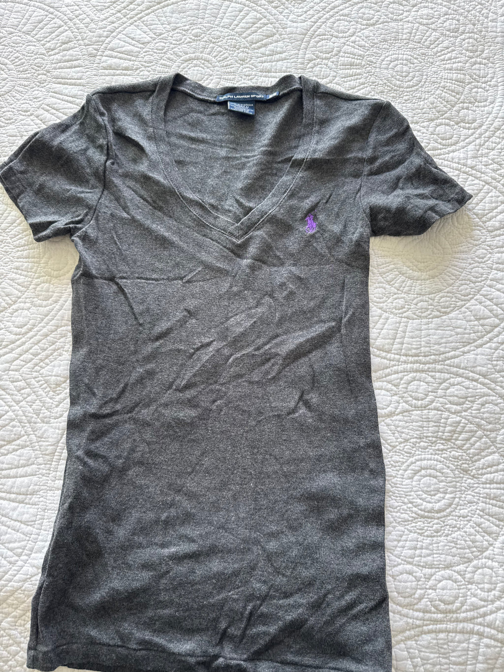 Grey Ralph Lauren top