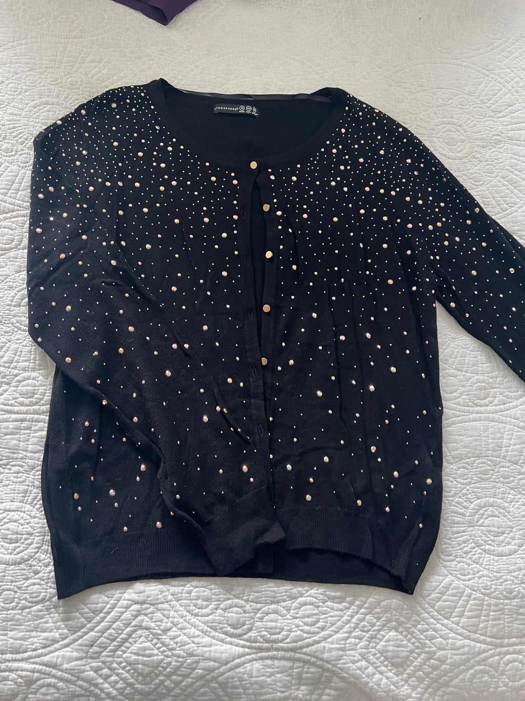 Navy long sleeve cardigan