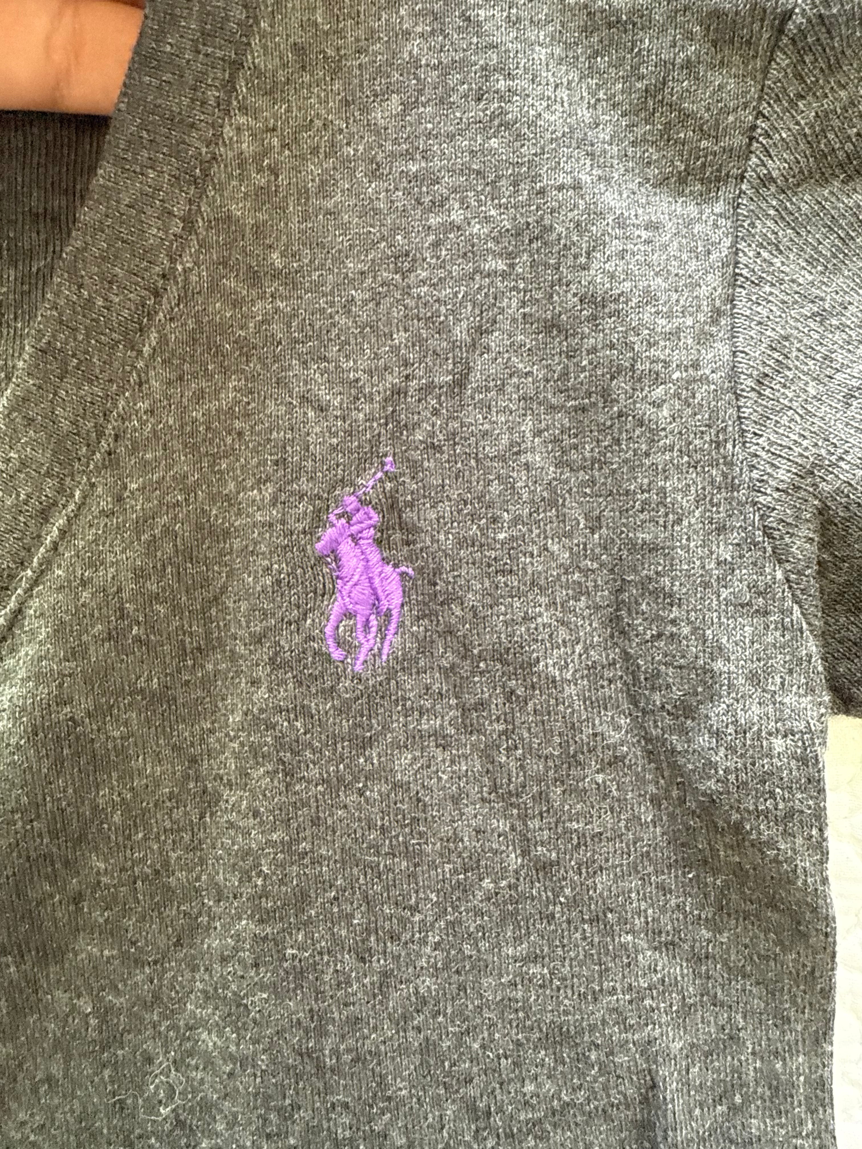 Grey Ralph Lauren top