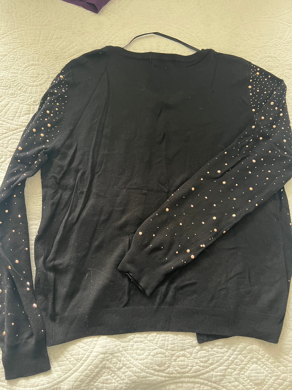Navy long sleeve cardigan