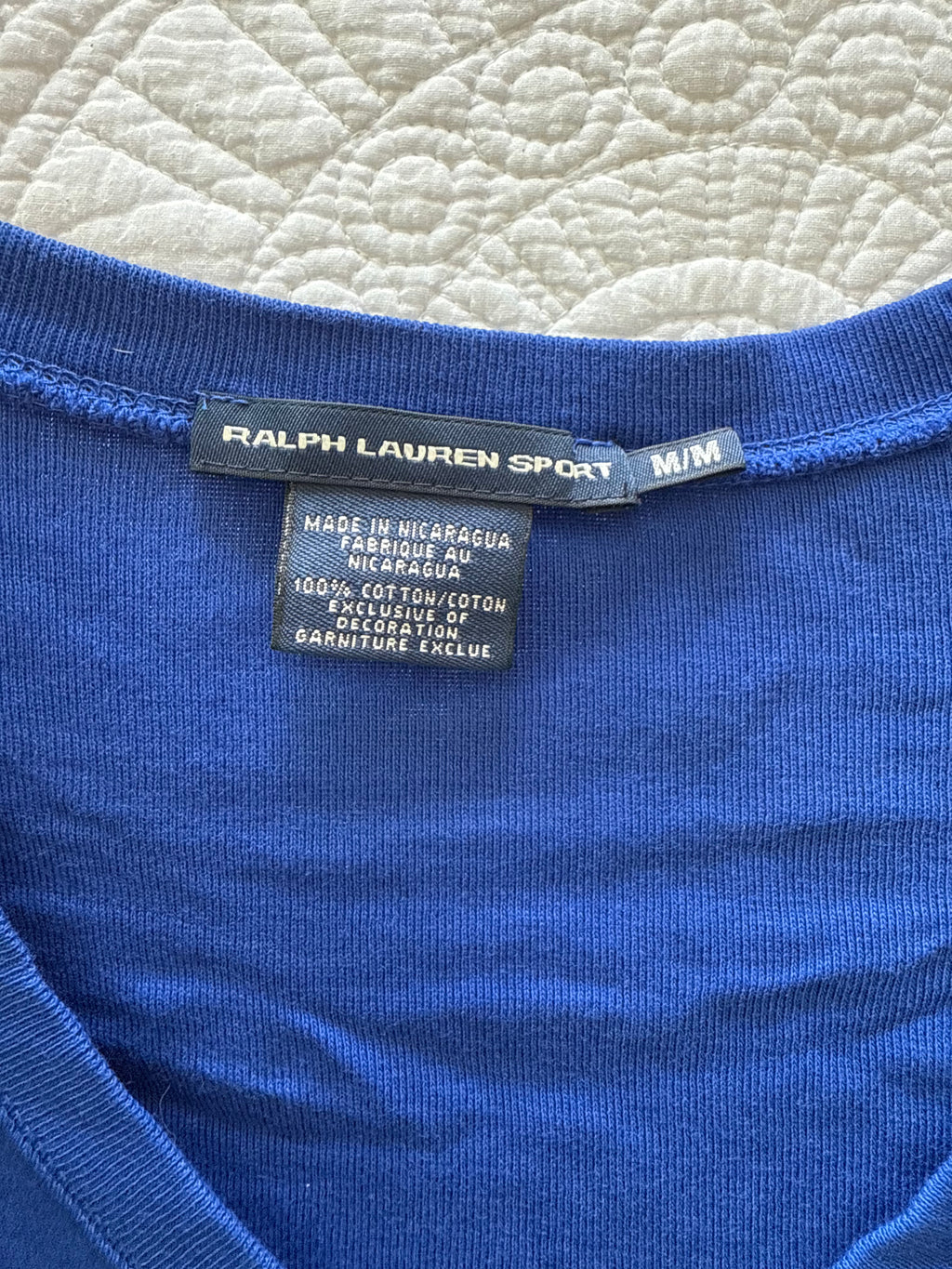 Blue Ralph Lauren top