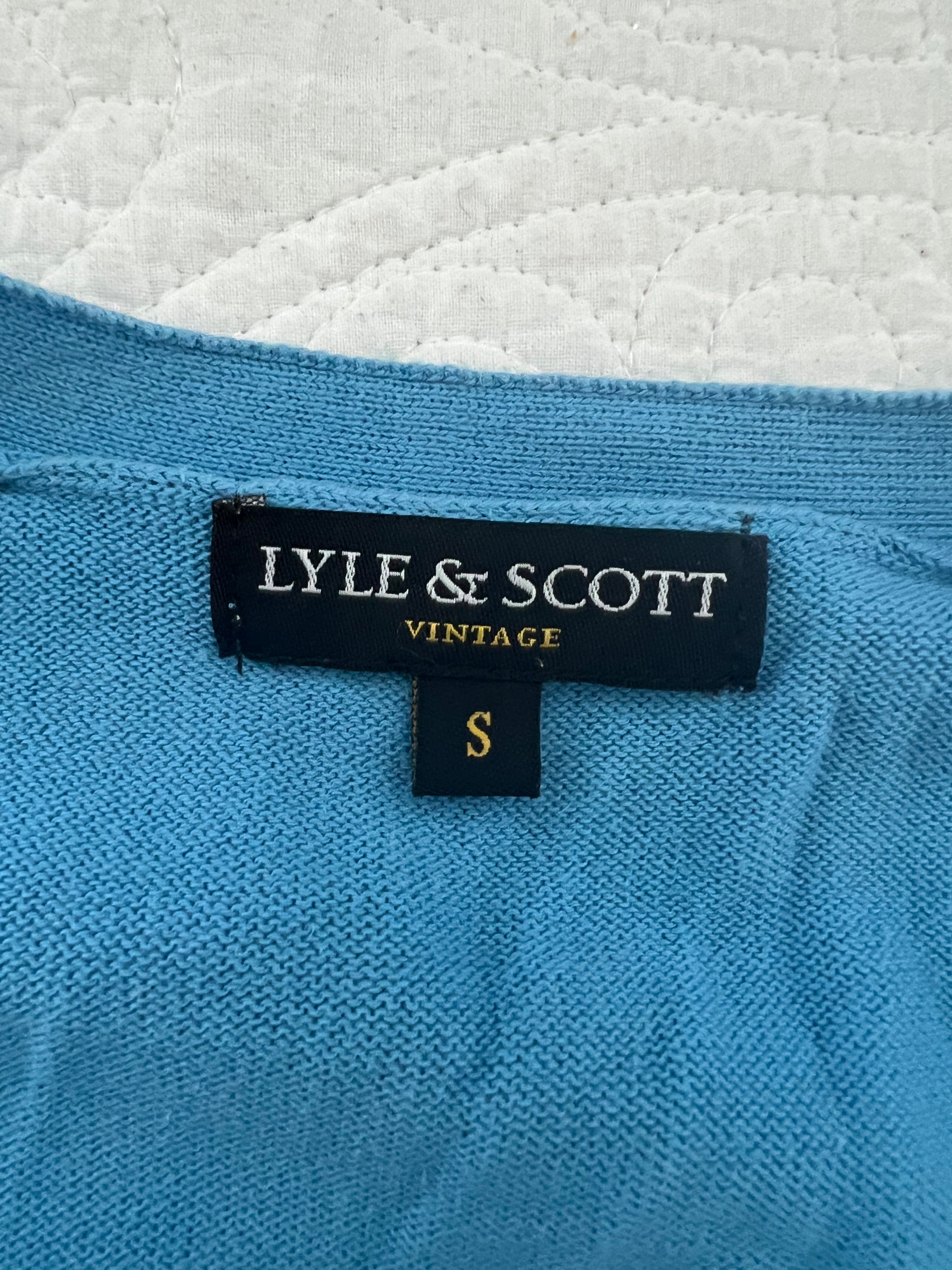 Blue long sleeve cardigan