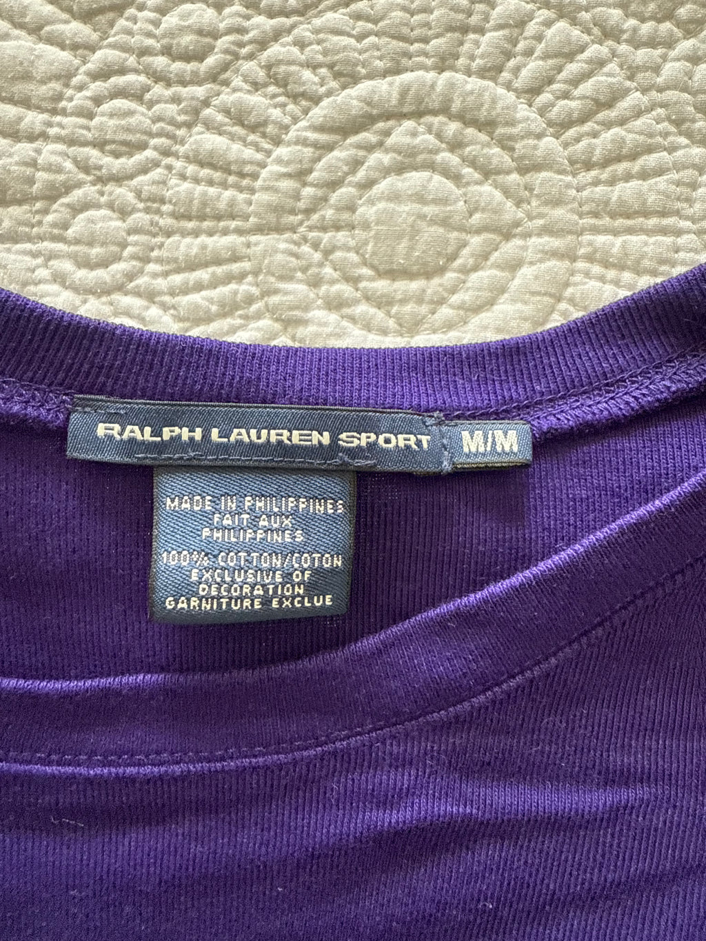 Purple Ralph Lauren top