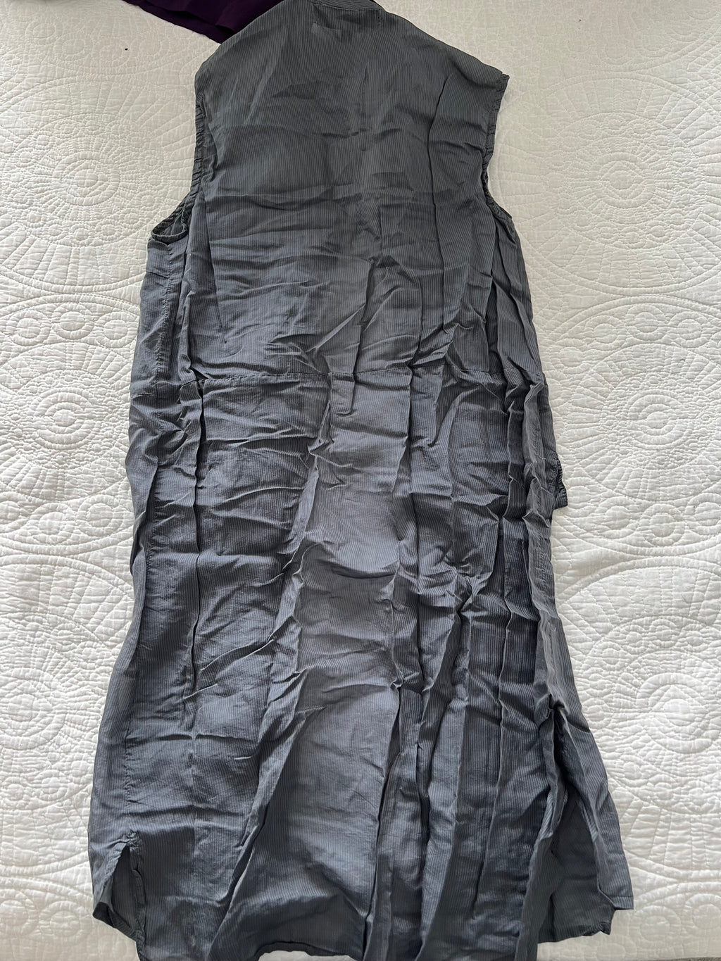 Sleeveless shirt dress