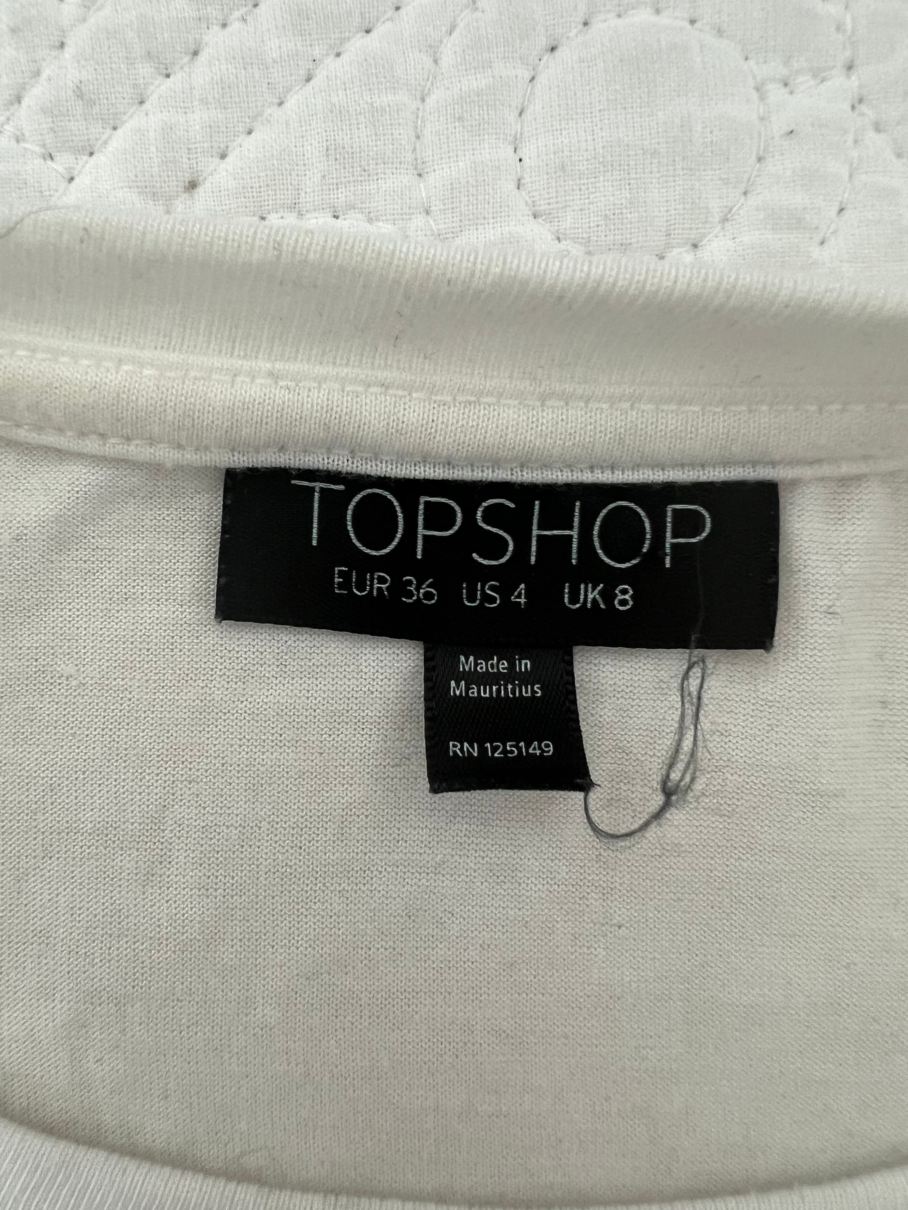 White kitten top