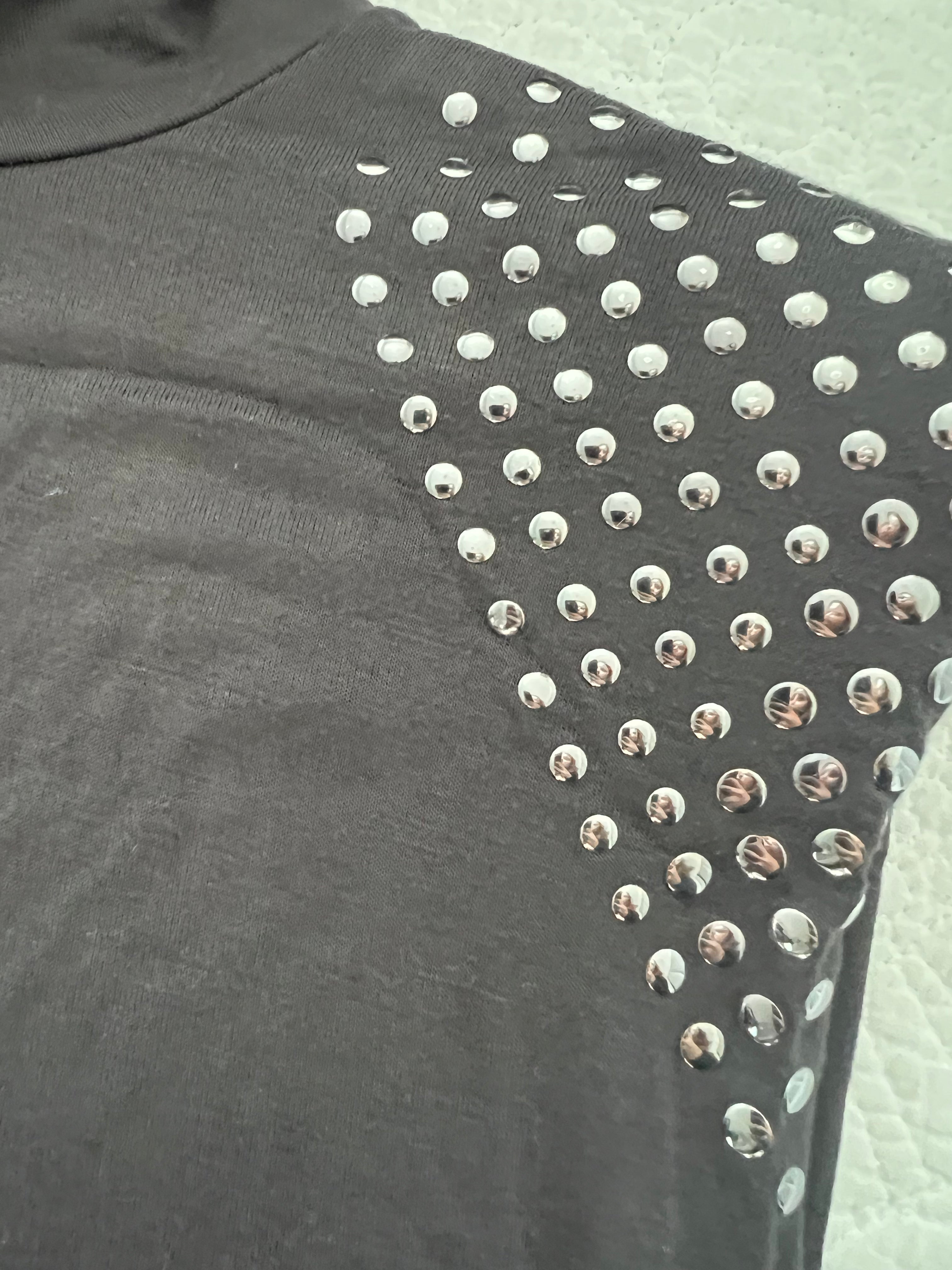 Grey turtle neck top