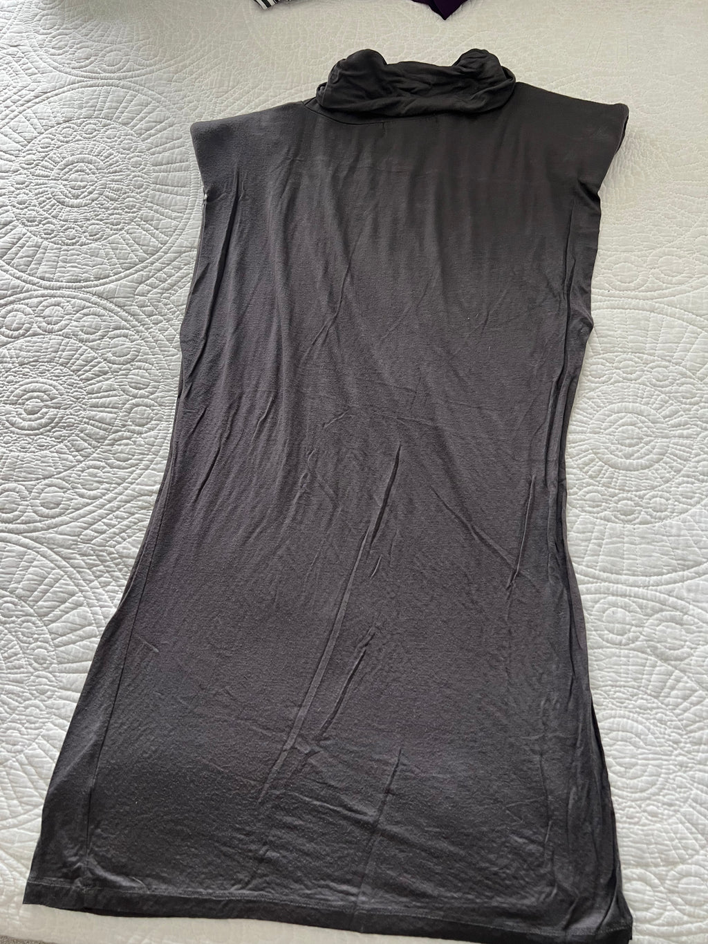 Grey turtle neck top