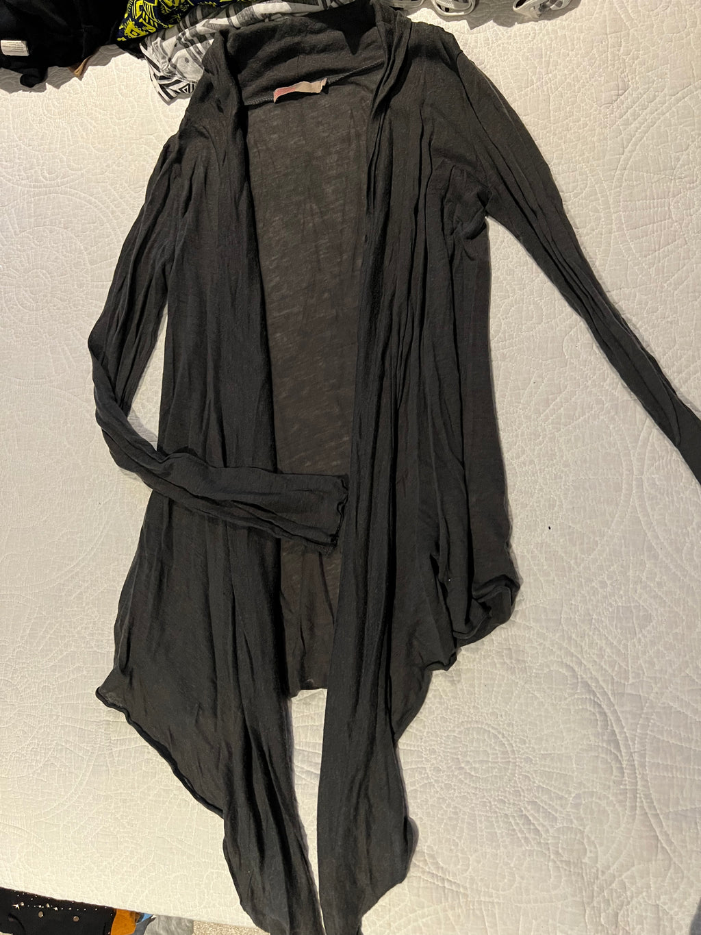 Grey cardigan