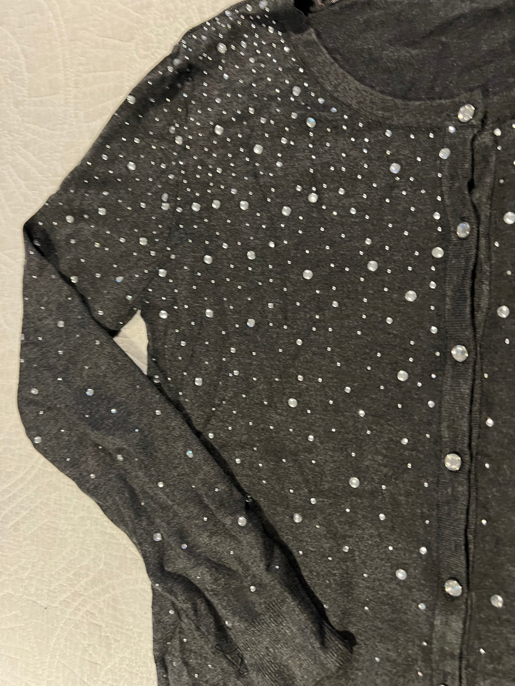 Grey long sleeve cardigan