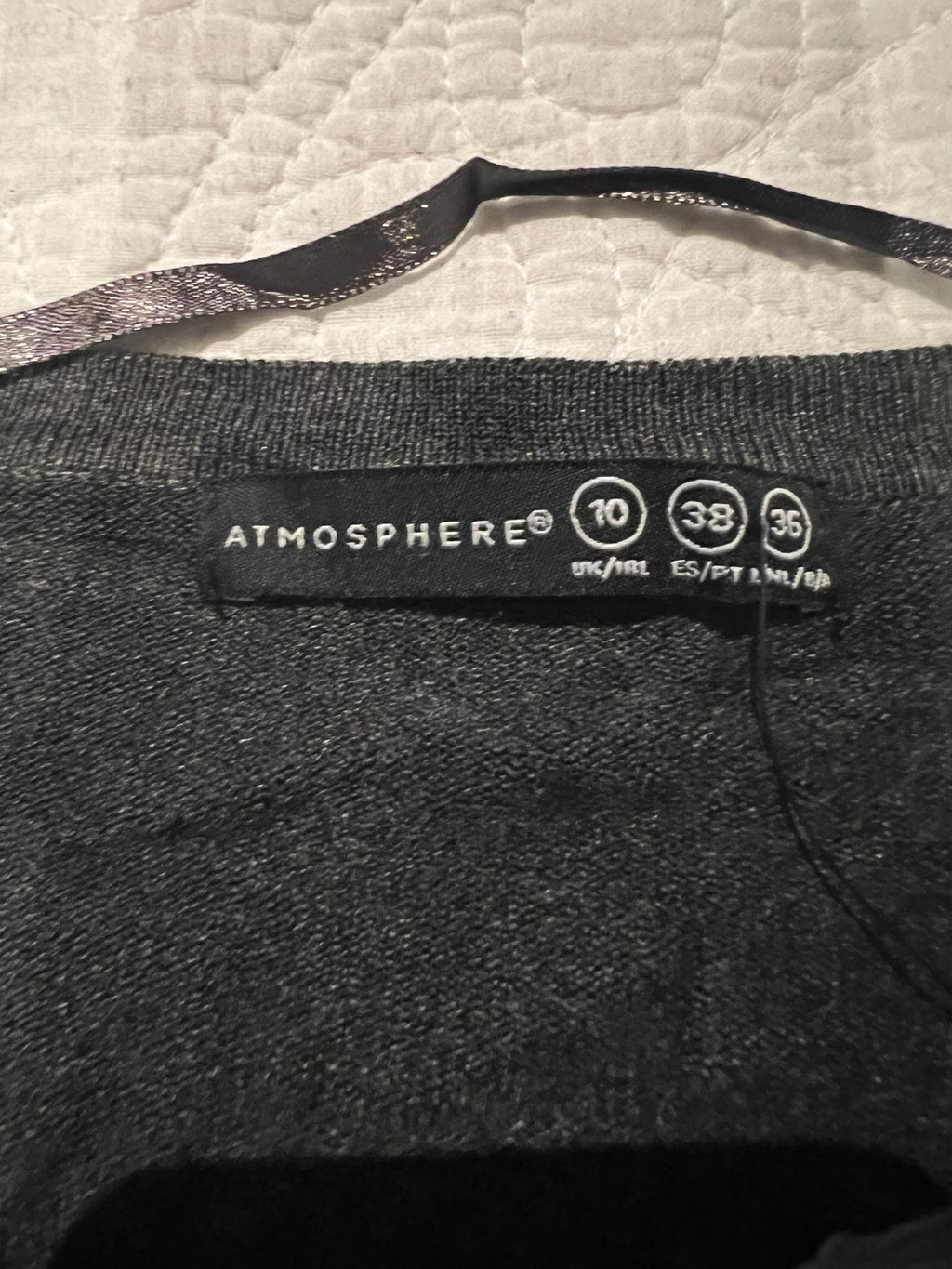 Grey long sleeve cardigan