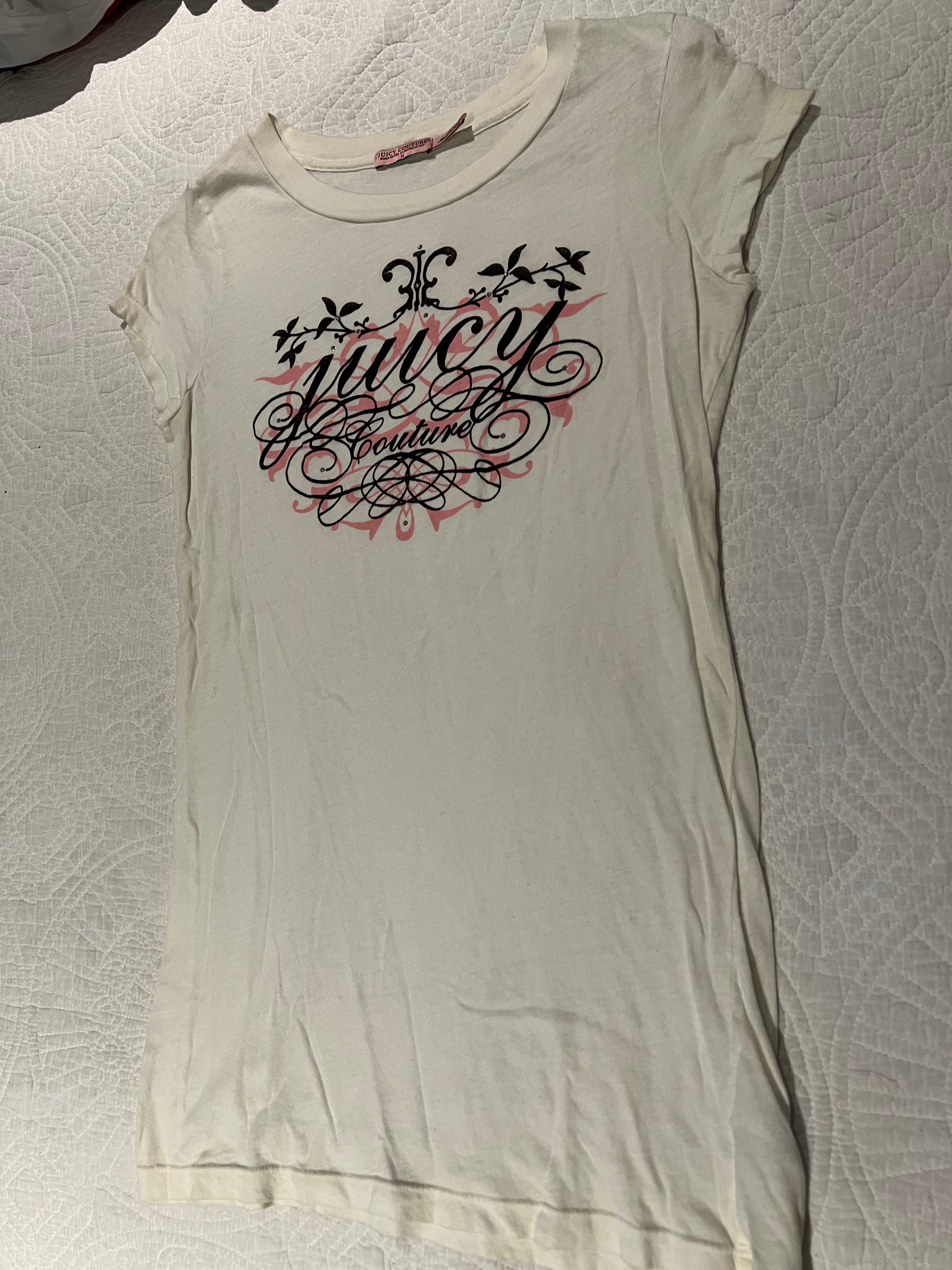 White Juicy couture top