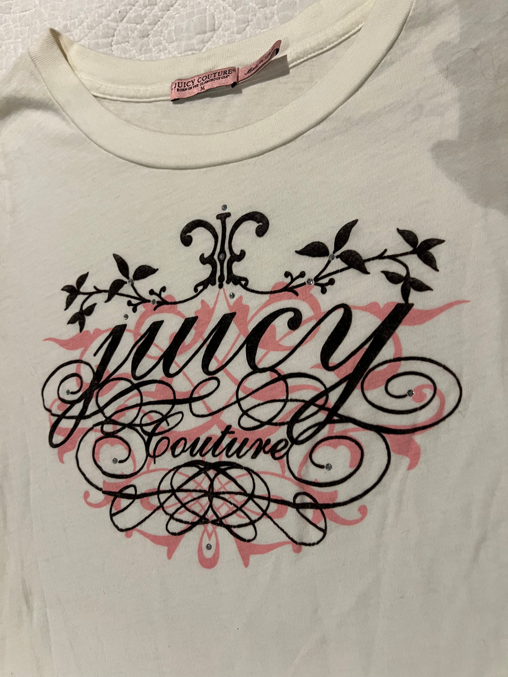 White Juicy couture top