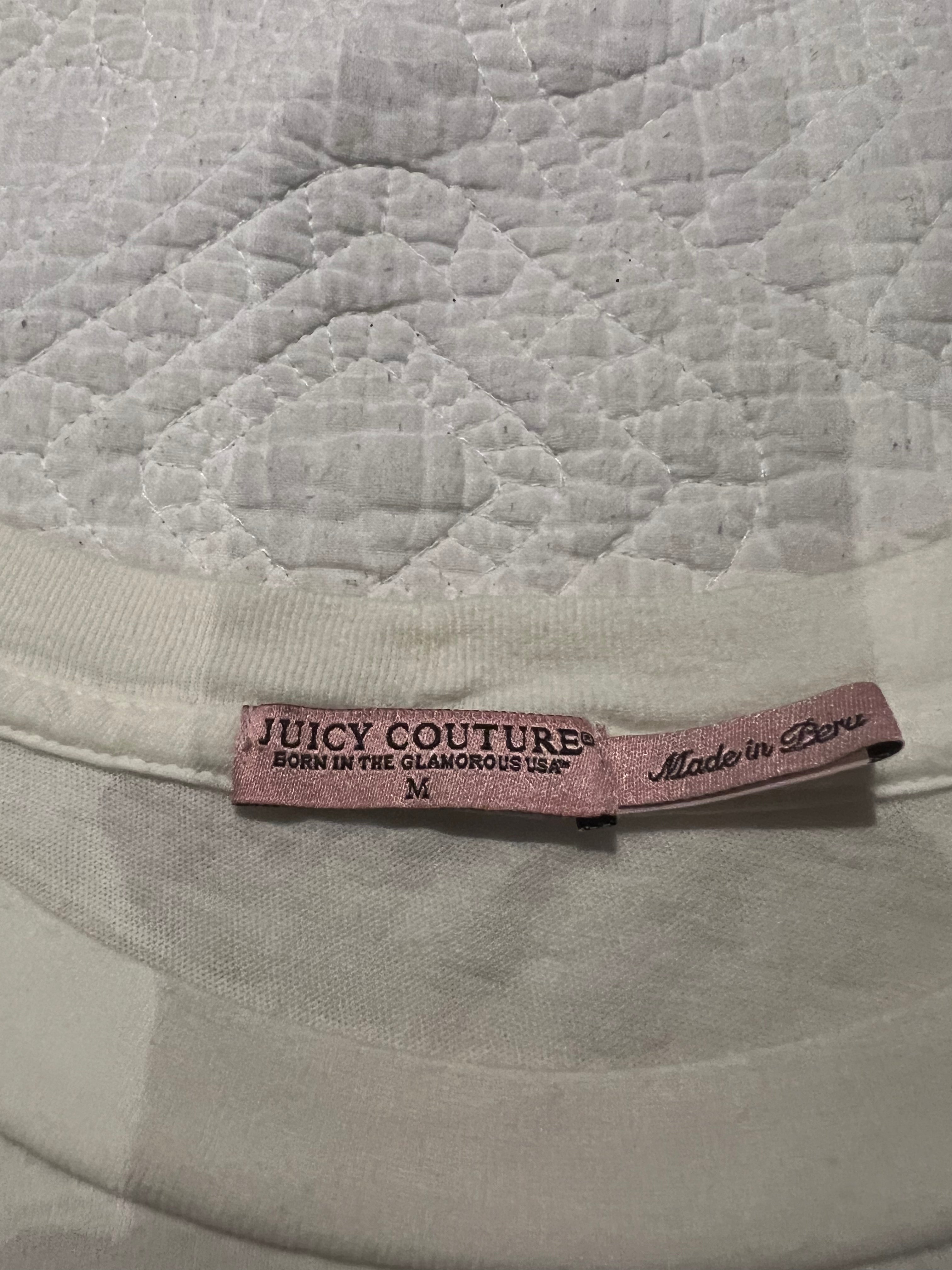 White Juicy couture top