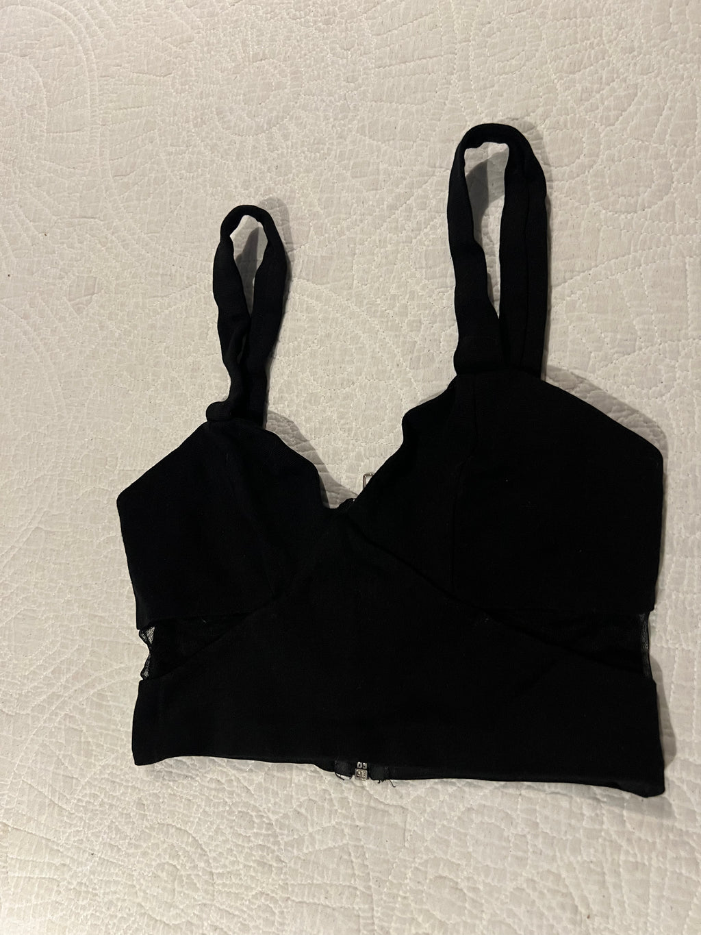 Black crop top