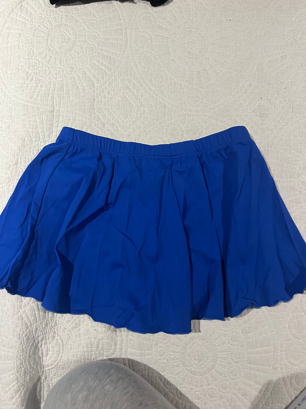 Blue mini skirt